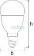 Bec Led SMART+ ZB Mini bulb 40 4.9 W/2700 K E14, Surse de Lumina, Surse de lumina Led inteligente, Ledvance