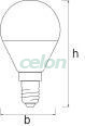 LED izzó SMART+ WiFi Mini bulb 40 4.9 W/2700…6500 K E14, Fényforrások, Intelligens Led izzók, Ledvance