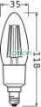 Bec Led E14 4W SMART+ FILAMENT CLASSIC DIMMABLE 2700K 470lm Alb Cald, Surse de Lumina, Surse de lumina Led inteligente, Ledvance