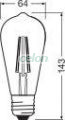 Bec Led Decorativ Vintage SMART+ Filament Edison Dimmable 44 6 W/2500 K E27, Surse de Lumina, Lampi LED Vintage Edison, Ledvance
