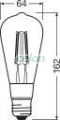 Bec Led Decorativ Vintage SMART+ Filament ZigBee Classic Edison 55 6W E27, Surse de Lumina, Lampi LED Vintage Edison, Ledvance