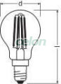 Bec Led ST PLUS 3XDIM CLAS P 40 4 W/2700 K E14, Surse de Lumina, Lampi si tuburi cu LED, Becuri LED forma clasica, Osram