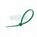 Normál kábelkötegelő, zöld 203×4,6mm, D=2-52mm, PA6.6, Egyéb termékek, Tracon Electric, Rögzítéstechnika, Tracon Electric