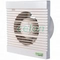 Ventilator de baie, rulment,temp., jaluzele v, s.umid. 230 VAC, 15W, 80 m3/h, 33 dB,100 mm, Alte Produse, Tracon Electric, Aparataje, Tracon Electric