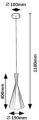 Trincola Lustra 1x40W d:190mm Rabalux, Corpuri de Iluminat, Iluminat de interior, Lustre si Pendule, Rabalux