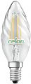 Bec Led Forma Lumanare E14 Alb Rece 4000K 3.4W 470lm LED CLASSIC BW DIM CRI90 S Dimabil, Surse de Lumina, Lampi si tuburi cu LED, Becuri LED forma lumanare, Ledvance