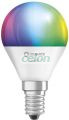 LED izzó E14 4.9W SMART+ WIFI MINI BULB MULTICOLOUR 2700…6500K 470lm RGB, Fényforrások, Intelligens Led izzók, Ledvance