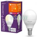 LED izzó E14 4.9W SMART+ CLASSIC DIMMABLE 2700K 470lm Meleg Fehér, Fényforrások, Intelligens Led izzók, Ledvance