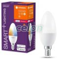 LED izzó E14 4.9W SMART+ CANDLE TUNABLE WHITE 2700…6500K 470lm Fehér, Fényforrások, Intelligens Led izzók, Ledvance