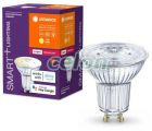 LED izzó GU10 4.7W SMART+ CLASSIC DIMMABLE 2700K 350lm Meleg Fehér, Fényforrások, Intelligens Led izzók, Ledvance