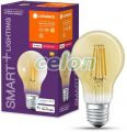LED izzó E27 6W SMART+ FILAMENT CLASSIC DIMMABLE 2400K 680lm Meleg Fehér, Fényforrások, Intelligens Led izzók, Ledvance