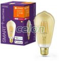 LED izzó E27 6W SMART+ FILAMENT EDISON DIMMABLE 2400K 680lm Meleg Fehér, Fényforrások, Intelligens Led izzók, Ledvance