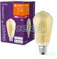 LED izzó E27 6W SMART+ FILAMENT EDISON DIMMABLE 2400K 680lm Meleg Fehér, Fényforrások, Intelligens Led izzók, Ledvance