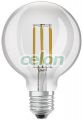 LED izzó E27 Meleg Fehér 3000K 4W 840lm LED CLASSIC GLOBE ENERGY EFFICIENCY A S Nem Szabályozható, Fényforrások, LED fényforrások és fénycsövek, LED nagygömb izzók, Ledvance