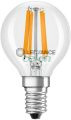 LED izzó E14 Meleg Fehér 2700K 4.2W 470lm LED CLASSIC P DIM CRI97 S Szabályozható, Fényforrások, LED fényforrások és fénycsövek, LED kisgömb izzók, Ledvance