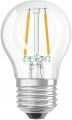 LED izzó E27 Meleg Fehér 2700K 1.5W 136lm LED CLASSIC P P Nem Szabályozható, Fényforrások, LED fényforrások és fénycsövek, LED kisgömb izzók, Ledvance