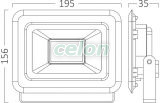 Proiector Led 50W 6500K 4200lm IP65, Corpuri de Iluminat, Proiectoare, reflectoare, Proiectoare cu Led, Braytron