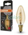 VINTAGE 1906 LED CLASSIC A,B,P SLIM FILAMENT DIMMABLE Bec Led Decorativ Vintage 3.40W 250lm E14 2200K, Surse de Lumina, Lampi LED Vintage Edison, Ledvance