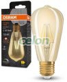 VINTAGE 1906 LED CLASSIC EDISON DIM Bec Led Decorativ Vintage 6.50W 725lm E27 2400K, Surse de Lumina, Lampi LED Vintage Edison, Osram