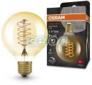 VINTAGE 1906 LED CLASSIC SLIM FILAMENT GLOBE DIMMABLE LED Vintage Dekor izzó 4.80W 420lm E27 2200K, Fényforrások, LED Vintage Edison dekor izzók, Osram