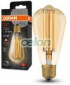 VINTAGE 1906 LED CLASSIC SLIM FILAMNET EDISON DIMMABLE Bec Led Decorativ Vintage 5.8W 470lm E27 2200K, Surse de Lumina, Lampi LED Vintage Edison, Osram