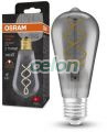 Vintage 1906 Edison 15 Filament 4W 818 Smoke E27 / 4099854091315, Surse de Lumina, Lampi LED Vintage Edison, Osram