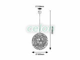 EUDORA Lustra Led D:500mm 12W 880lm 3000K, Corpuri de Iluminat, Iluminat de interior, Lustre si Pendule, Rabalux