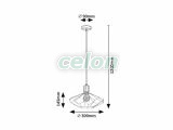 FRAN Többágú függeszték D:300mm E27 1x40W, Világítástechnika, Beltéri világítás, Függesztékek, Rabalux