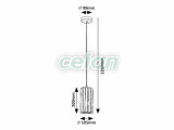 VENESS Lustra D:105mm E27 1x40W, Corpuri de Iluminat, Iluminat de interior, Lustre si Pendule, Rabalux