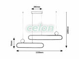 CIRCADO Lustra Led 48W 2550lm 3000K, Corpuri de Iluminat, Iluminat de interior, Lustre si Pendule, Rabalux