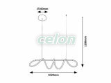 MONTEMA Lustra Led 40W 3750lm 4000K, Corpuri de Iluminat, Iluminat de interior, Lustre si Pendule, Rabalux