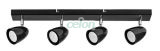 PERICO Plafoniera tip spot D:70mm GU10 4x5W, Corpuri de Iluminat, Iluminat de interior, Aplice si plafoniere tip spot, Rabalux