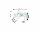 MAXIMILIAN Aplica D:55mm GU10 1x25W, Corpuri de Iluminat, Iluminat de interior, Lampi de perete, Rabalux