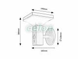 GELEEN Lampa solara Led Exterior 4W 400lm 3000K, Corpuri de Iluminat, Iluminat exterior curte si gradina, Lampi solare, Rabalux