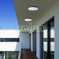 PERNIK Aplica, Plafoniera Led Exterior D:280mm 24W 2400lm 3000K, Corpuri de Iluminat, Iluminat exterior curte si gradina, Iluminat exterior modern, Rabalux