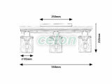 NIYLAH Plafoniera D:95mm E27 3x25W, Corpuri de Iluminat, Iluminat de interior, Plafoniere, Rabalux