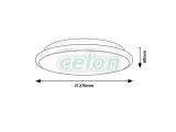 ENGON Plafoniera Led D:270mm 18W 940lm 3000K, Corpuri de Iluminat, Iluminat de interior, Plafoniere, Rabalux