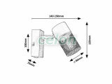 METTA Aplica tip spot D:60mm E14 1x40W, Corpuri de Iluminat, Iluminat de interior, Aplice si plafoniere tip spot, Rabalux