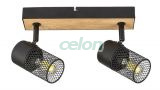 METTA Plafoniera tip spot D:60mm E14 2x40W, Corpuri de Iluminat, Iluminat de interior, Aplice si plafoniere tip spot, Rabalux