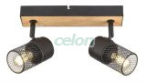 METTA Plafoniera tip spot D:60mm E14 2x40W, Corpuri de Iluminat, Iluminat de interior, Aplice si plafoniere tip spot, Rabalux