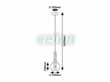 CENTIO Lustra D:150mm E27 1x40W, Corpuri de Iluminat, Iluminat de interior, Lustre si Pendule, Rabalux