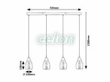 ILMARI Többágú függeszték D:100mm E27 4x15W, Világítástechnika, Beltéri világítás, Függesztékek, Rabalux