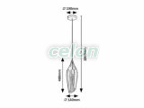 BELLINI Lustra D:140mm E27 1x60W, Corpuri de Iluminat, Iluminat de interior, Lustre si Pendule, Rabalux