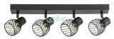 ABERAMA Plafoniera tip spot D:85mm E14 4x10W, Corpuri de Iluminat, Iluminat de interior, Aplice si plafoniere tip spot, Rabalux