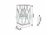 BOIRE Veioza E27 1x40W, Corpuri de Iluminat, Iluminat de interior, Lampi de masa si veioze, Rabalux