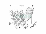 BOBUS Lampa solara Led Exterior D:35mm 0.06W 3lm 2700K, Corpuri de Iluminat, Iluminat exterior curte si gradina, Lampi solare, Rabalux