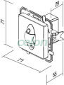 LOGIQ Detector de mișcare 5A Alb, Prize - Intrerupatoare, Gama Logiq - Tem, Mecanisme Logiq, Tem