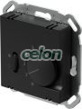 LOGIQ Termostat de camera incalzire/racire 5A Negru, Prize - Intrerupatoare, Gama Logiq - Tem, Mecanisme Logiq, Tem