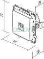 LOGIQ Priza simpla date Rj45 Cat5e Antracit, Prize - Intrerupatoare, Gama Logiq - Tem, Mecanisme Logiq, Tem