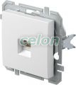 LOGIQ Priza simpla date Rj45 Cat6 Alb, Prize - Intrerupatoare, Gama Logiq - Tem, Mecanisme Logiq, Tem